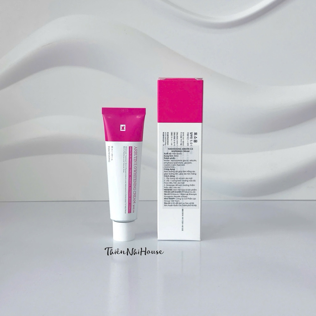 Kem Tosowoong Arbutin 5.0 Whitening Cream