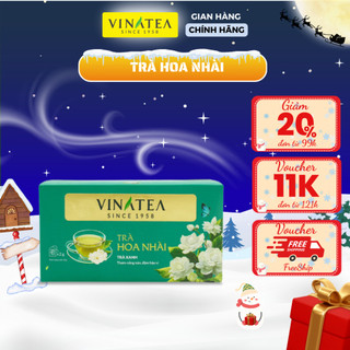  Trà Nhài Khối Lượng 50g Trà Túi Lọc Hộp 25 Túi Ướp Nhài Tự Nhiên Vị Thanh Mát Dịu Ngọt Trà Vinatea 