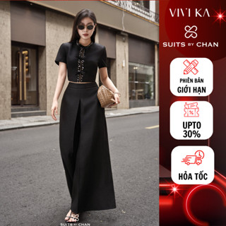  Set đồ nữ Kristina SUITS BY CHAN áo quần thiết kế đính hạt thanh lịch sang trọng đi làm đi chơi dự tiệc tết 
