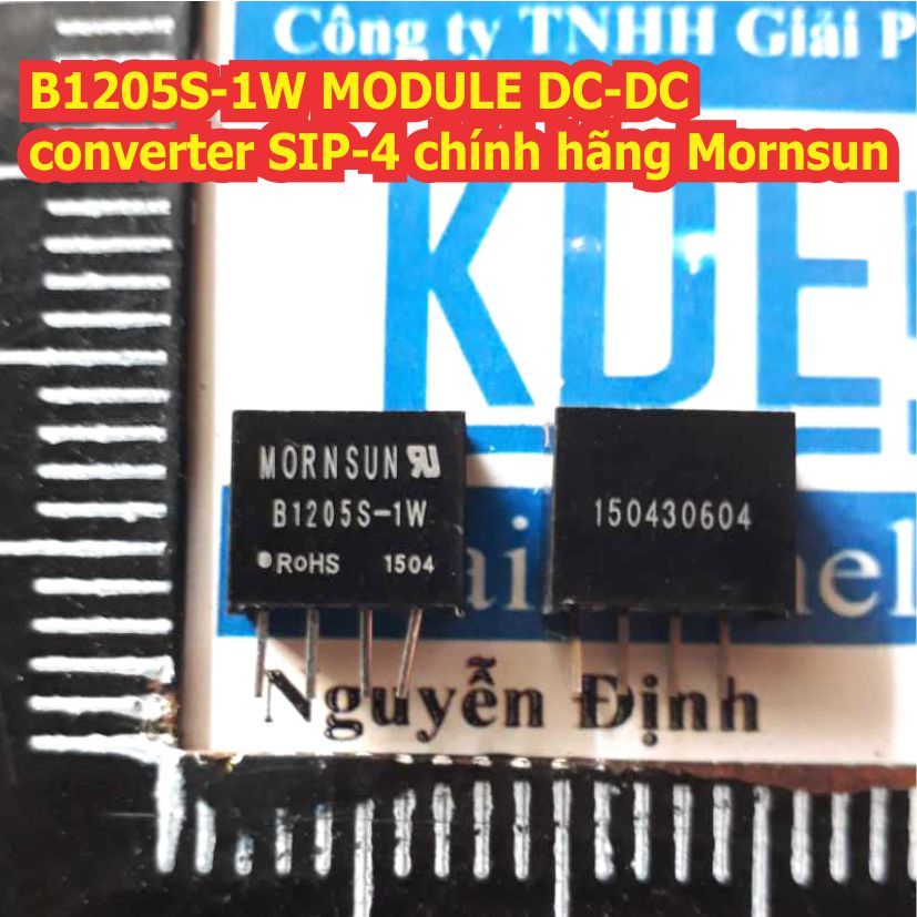 B1205S-1W B1205S 1205S MORNSUN MODULE nguồn cách ly DC-DC converter SIP-4 kde2082