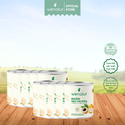 [COMBO SỈ GIÁ TỐT] Combo Nhãn Ngâm Nước Đường Đóng Lon 565g