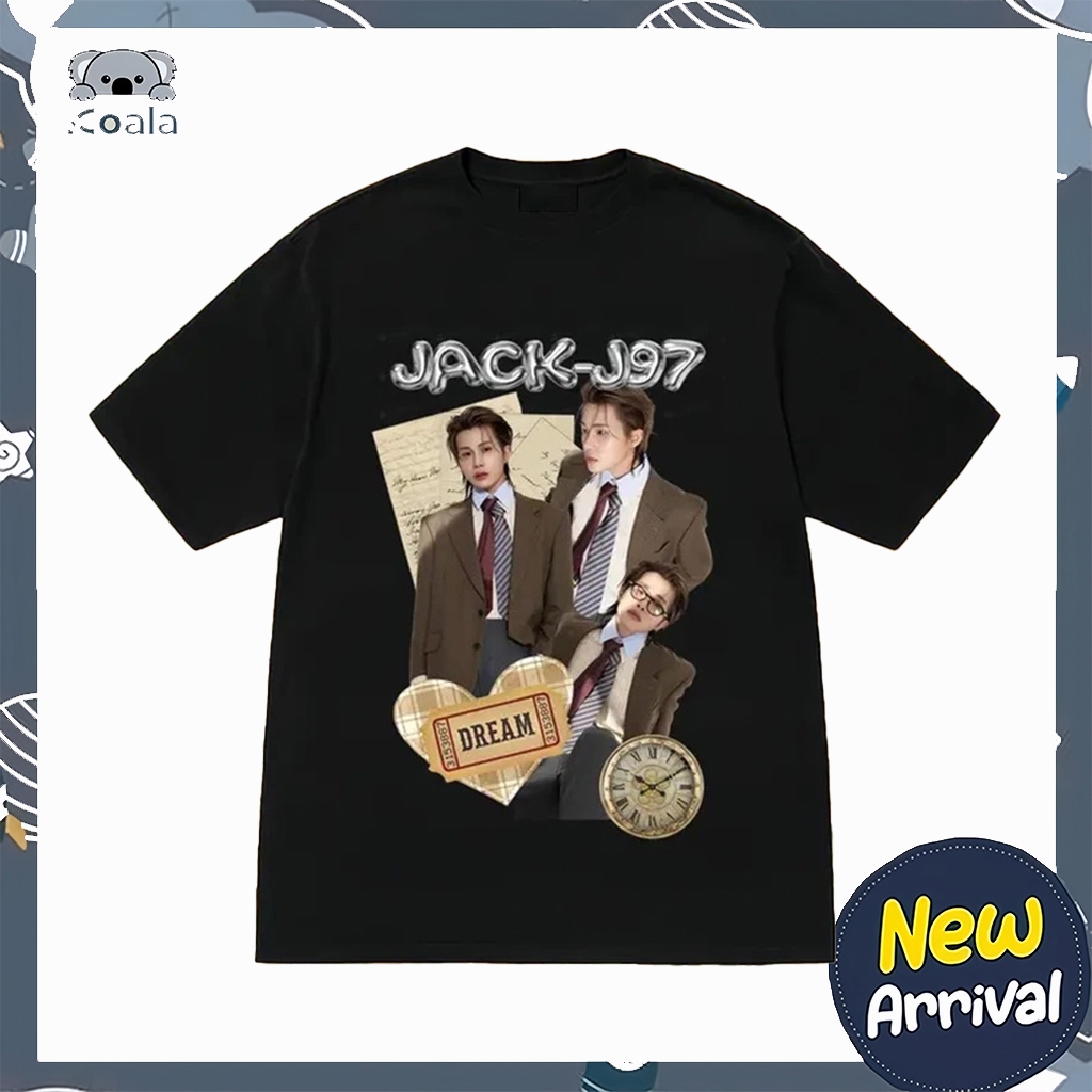 Áo thun đen Tuấn Cùi - Jack 97 cotton unisex full size