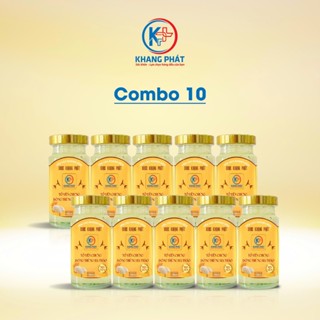  MUA 9 TẶNG 1  Combo 10 hũ x150ml TỔ YẾN CHƯNG ĐÔNG TRÙNG HẠ THẢO Dược Khang Phát 
