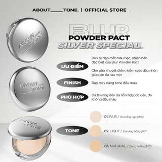 Phấn Phủ Nén Eglips About Tone Powder Pact