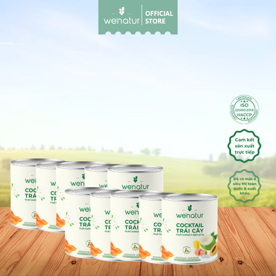 [COMBO SỈ GIÁ TỐT] Combo Cocktail Trái Cây Nhiệt Đới Đóng Lon we'natur 565g