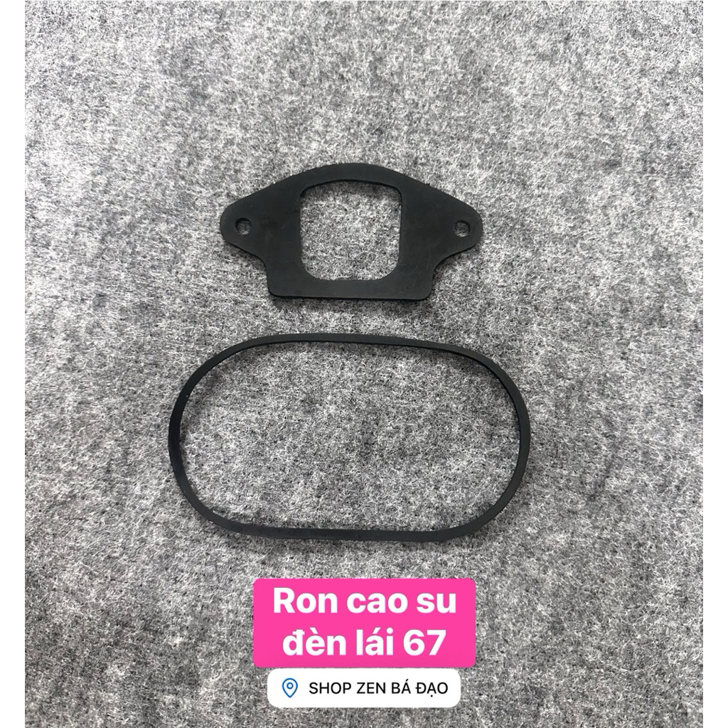 Ron cao su đèn lái 67