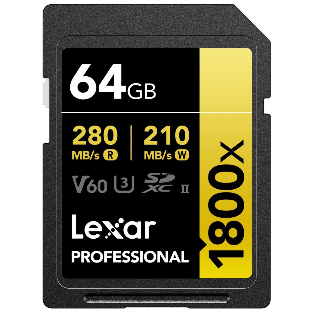 BH Asia - Thẻ nhớ Lexar Professional 1800x UHS-II SDXC Card V60 64GB/ 128GB/ 256GB