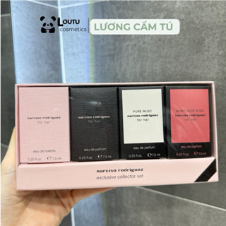   AUTHENTIC-Loutu Set 4 Nước Hoa Mini Narciso Rodriguez for Her - Gift Set for Women 