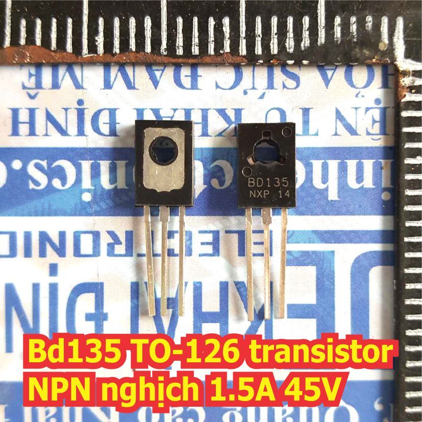 10 con BD135 TO-126 transistor NPN nghịch 1.5A 45V kde3683