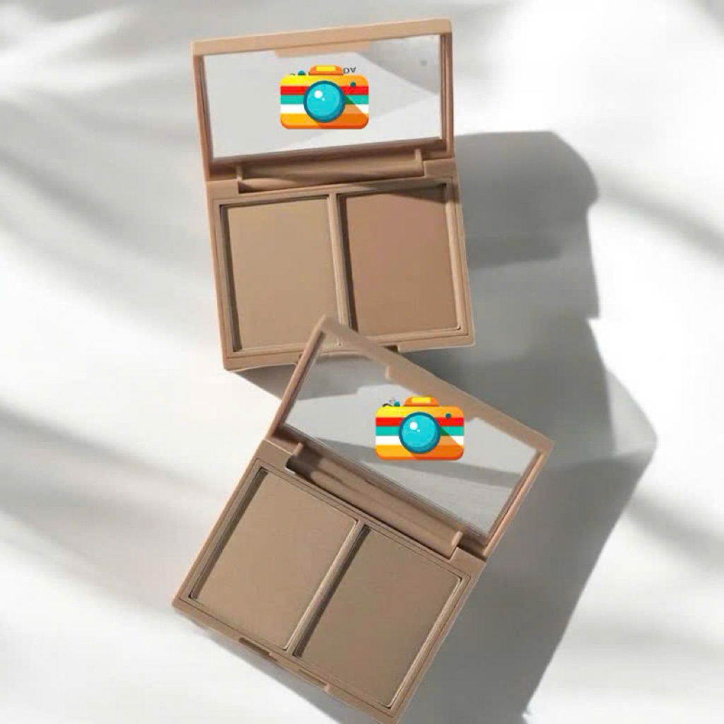 Phấn tạo khối 2 ngăn 3 Chị Em siêu mịn – contour & shading tự nhiên – Soft Brown / Ash Brown