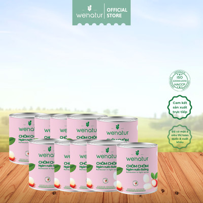 [COMBO SỈ GIÁ TỐT] Combo Chôm Chôm Ngâm Nước Đường Đóng Lon 565g