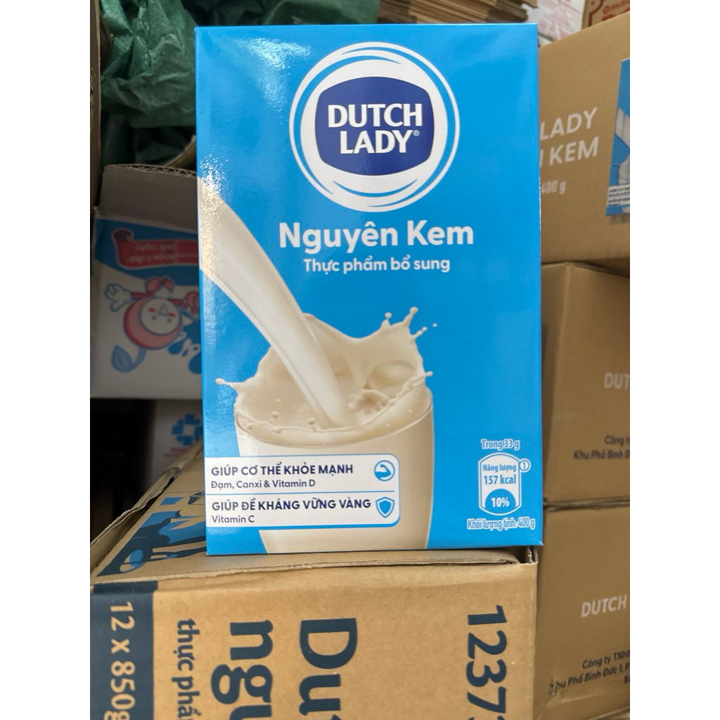 Sữa bột Dutch Lady nguyên kem 400g[Mẫu Mới]