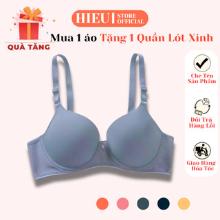    Mua 1 Áo Tặng 1 Quần   Áo Ngực BigSize Có Gọng Mút Mỏng Chất Liệu Cotton Thái Thoáng Khí - 2472 