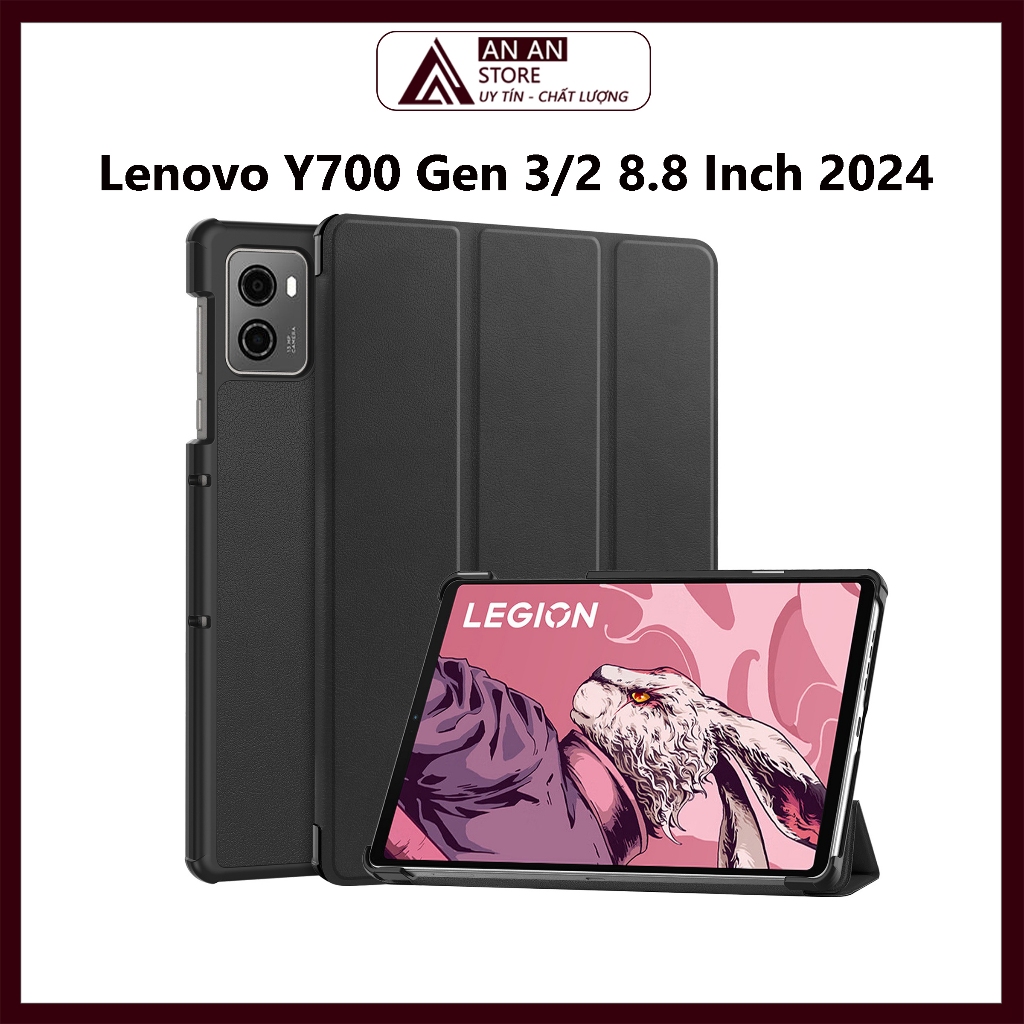 Bao Da Cover Cho Lenovo Legion Y700 Gen 3 / Gen 2 8.8 Inch 2024 Smart Cover Máy Tính Bảng