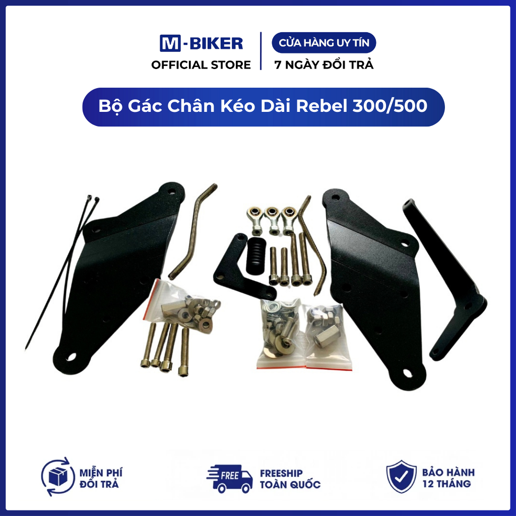 Gác Chân Rebel 500, Rebel 300 MBIKER. gác chân kéo dài rebel 300 rebel 500 MBiker
