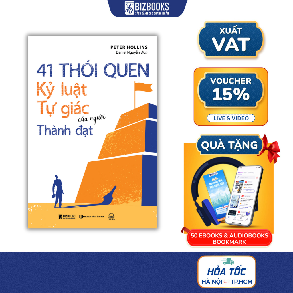 Sách 41 Thói Quen Kỷ Luật Tự Giác Của Người Thành Đạt - Bizbooks