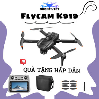  Flycam k919 camera 4k HD quay chụp Máy bay điều khiển từ xa có GPS tự trở về Drone FPV cao cấp 