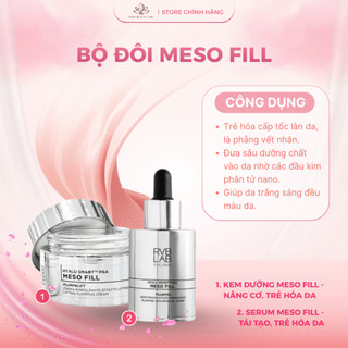 BỘ MESO FILL - Nâng cơ, trẻ hóa da, trắng da RVBLAB Italya (Serum/ Kem dưỡng)