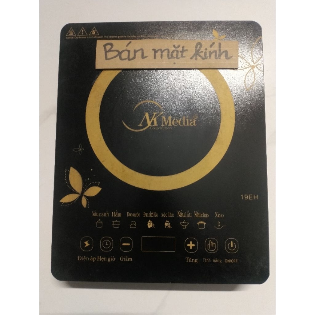 Mặt kính bếp từ NK Media 19EH