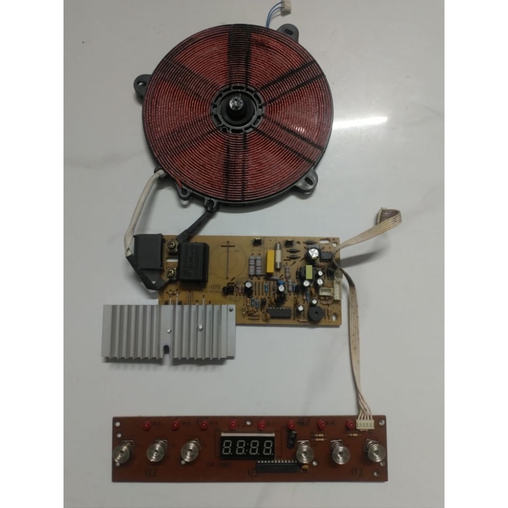 Mạch nguồn, mạch hiển thị bếp từ NK Media 19EH