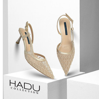 Giày Cao Gót 7P SlingBack SARA Lưới HADU MM7148 Chất Liệu Cao Cấp Đế Chống Trượt BH 12T