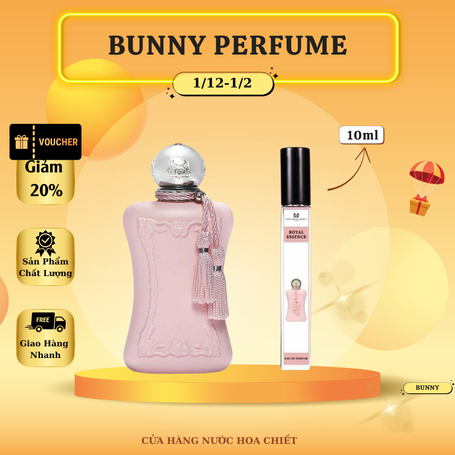 [ Auth - Thơm Lâu ] Nước Hoa Nữ Delina, Delina Exclusif EDP Quyến Rũ, Sang Trọng 10ml