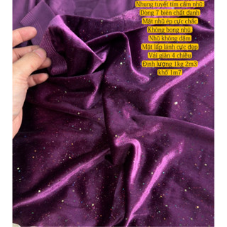  Vải Nhung ép kiện nhung tuyết xuất dư. 
