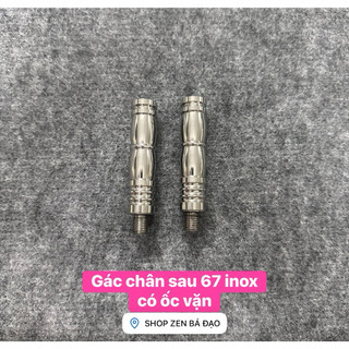 Gác chân sau 67 inox (1 cặp)