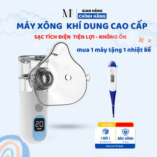 Máy Xông Khi Dung MALOBY  máy xông mũi họng Cao Cấp 2 trong 1 Công Nghệ Nhật Bản cho người lớn và cả trẻ em