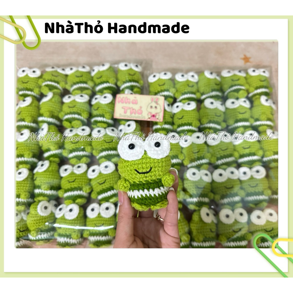 Móc Khóa len con ếch Handmade 🐸🐸
