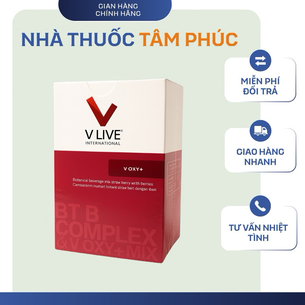 [Chính Hãng] Hộp 28 gói - Voxy vlive Bổ Sung Khoáng Chất Cho Cơ Thể