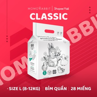  Bỉm quần classic Momo Rabbit - size L - 28 pcs - 8-12kg 