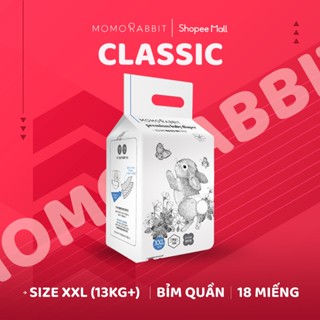  Bỉm quần classic Momo Rabbit - size XXL - 18 pcs - 13kg+ 