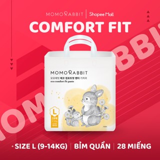  Bỉm quần mông to Momo Rabbit - Size L - 28 pcs - 9-14kg 