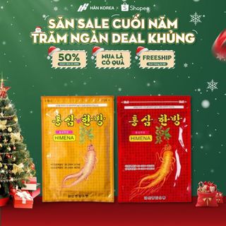  Cao dán hồng sâm Himena Hàn Quốc hỗ trợ giảm đau lưng đau vai gáy căng cơ - Hân Korea 