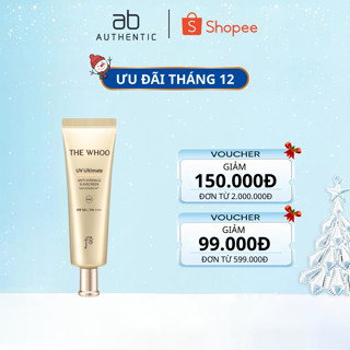   Top bán chạy  Tuýp Kem chống nắng Whoo vàng chống nhăn NAD Power 24 Mẫu mới 75ml - AB AUTHENTIC 