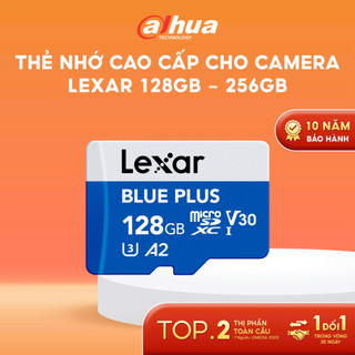   CAO CẤP  Thẻ nhớ Lexar Blue Plus 128GB 256GB dành cho camera máy ảnh flycam chuẩn nén tốc độ cao lưu video 4K 