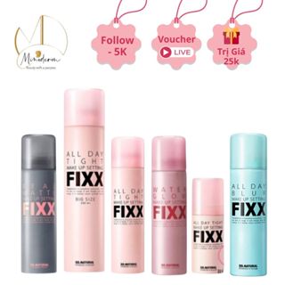  Xịt Khóa nền So’Natural Make Up Setting Fixx giúp lớp nền căng bóng mịn lì 