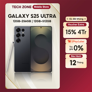 Điện thoại Samsung Galaxy S25 Ultra 5G 12/256GB - Hàng chính hãng - Bảo hành toàn quốc - Tech Zone