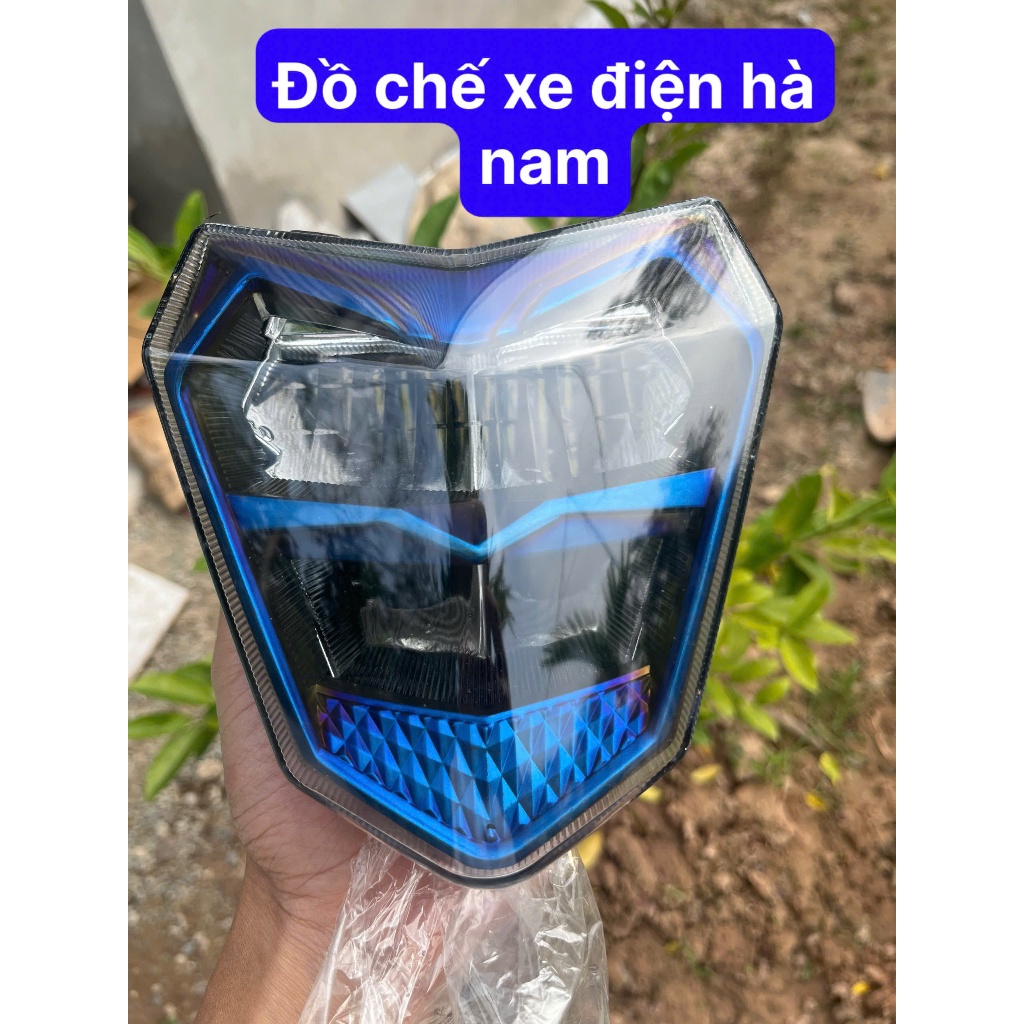 Pha đèn xe điện Xmen Zinpat bi cầu