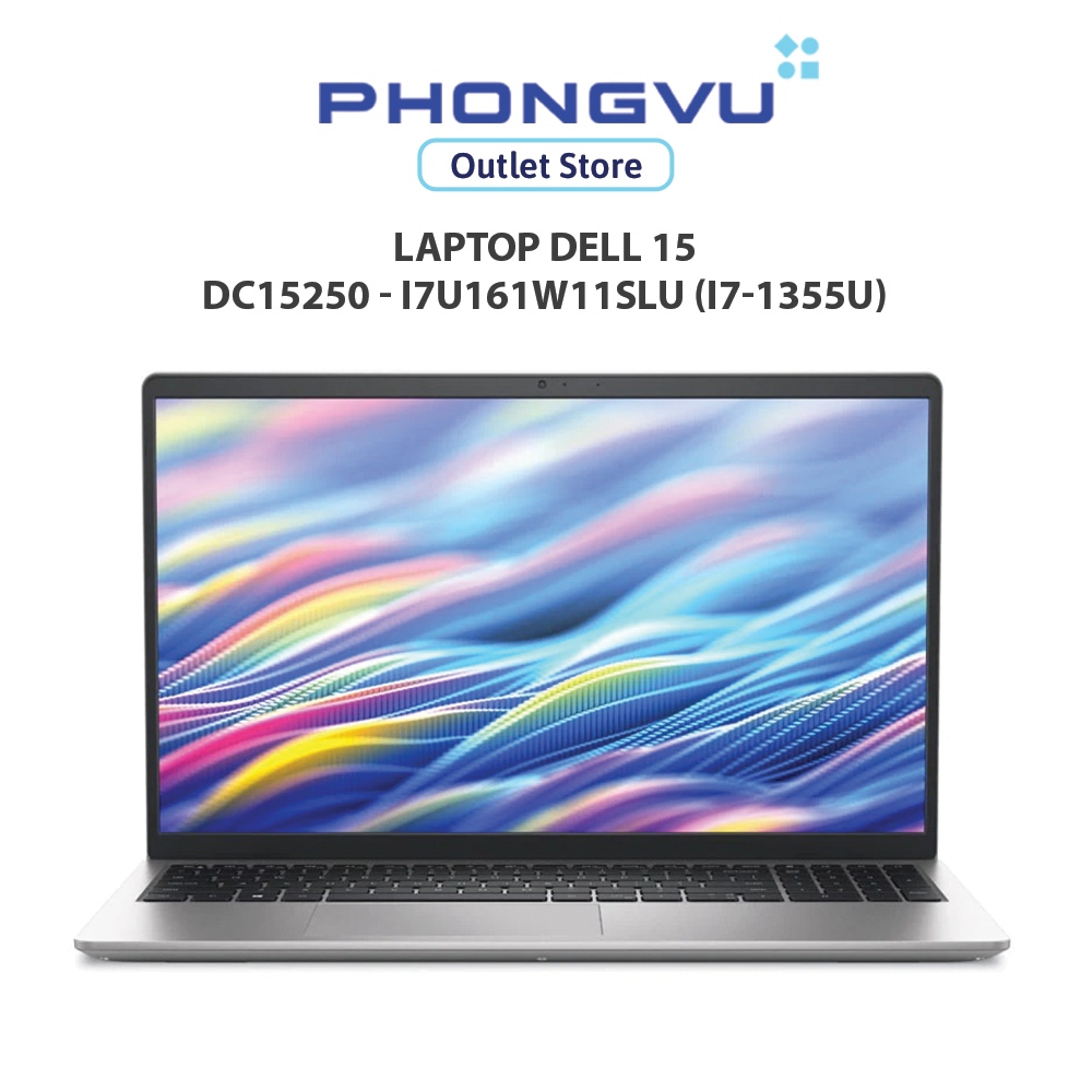 Laptop Dell 15 DC15250 - i7U161W11SLU (i7-1355U) Platinum Silver - Bảo hành 12 tháng