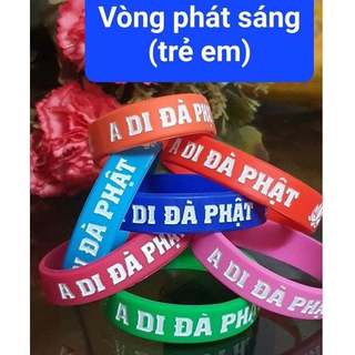 Vòng Tay A Di Đà Phật Phát Quang, Vòng Tay Cao Su In Phật Hiệu