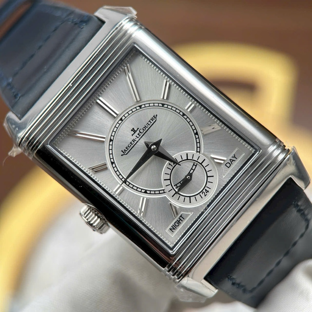 Jaeger LeCoultre Master Reverso Tribute Small Seconds— size 28.3mm x 47mm— máy cal854A— có 2 mặt số