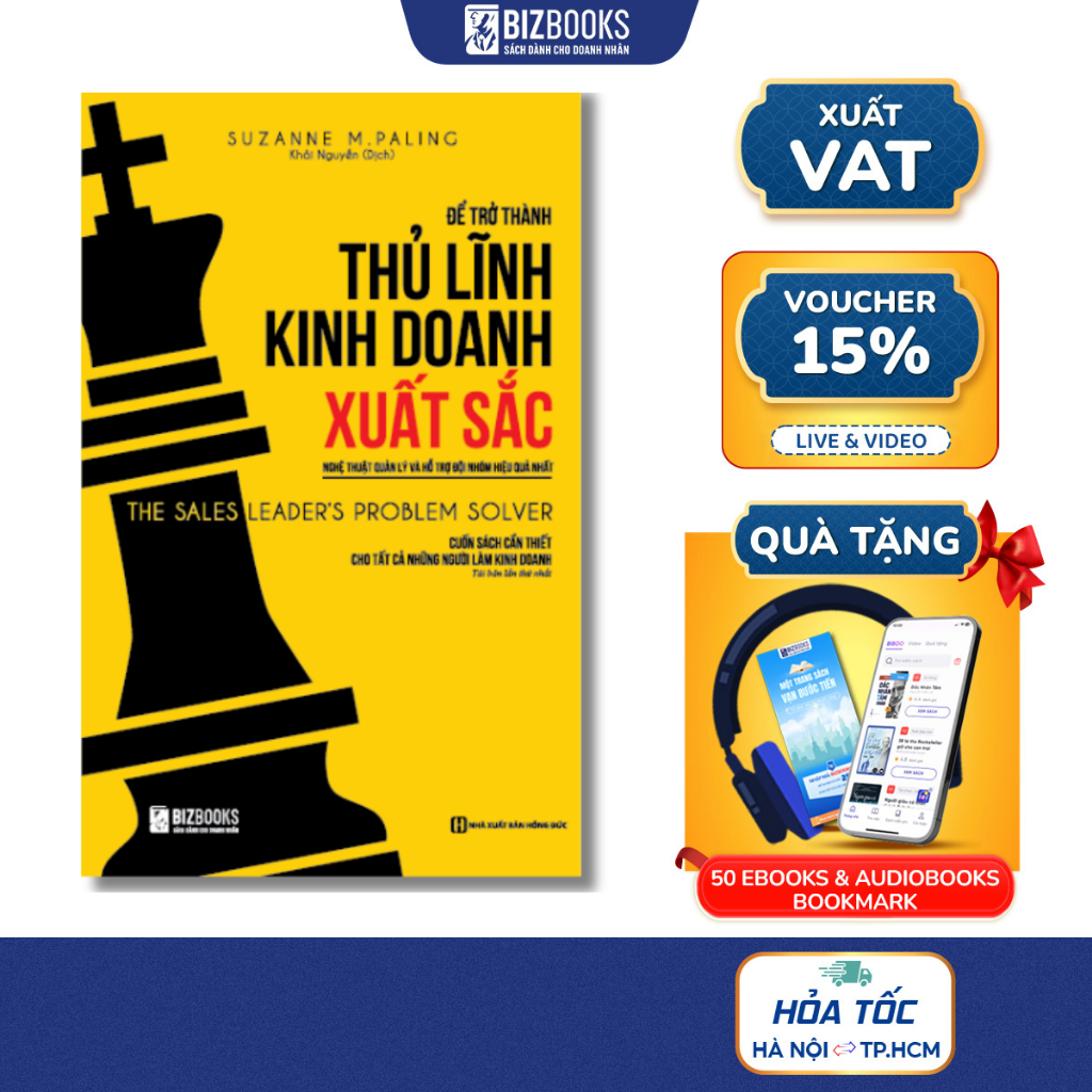 BIZBOOKS - Sách - Để Trở Thành Thủ Lĩnh Kinh Doanh Xuất Sắc - 1 BEST SELLER