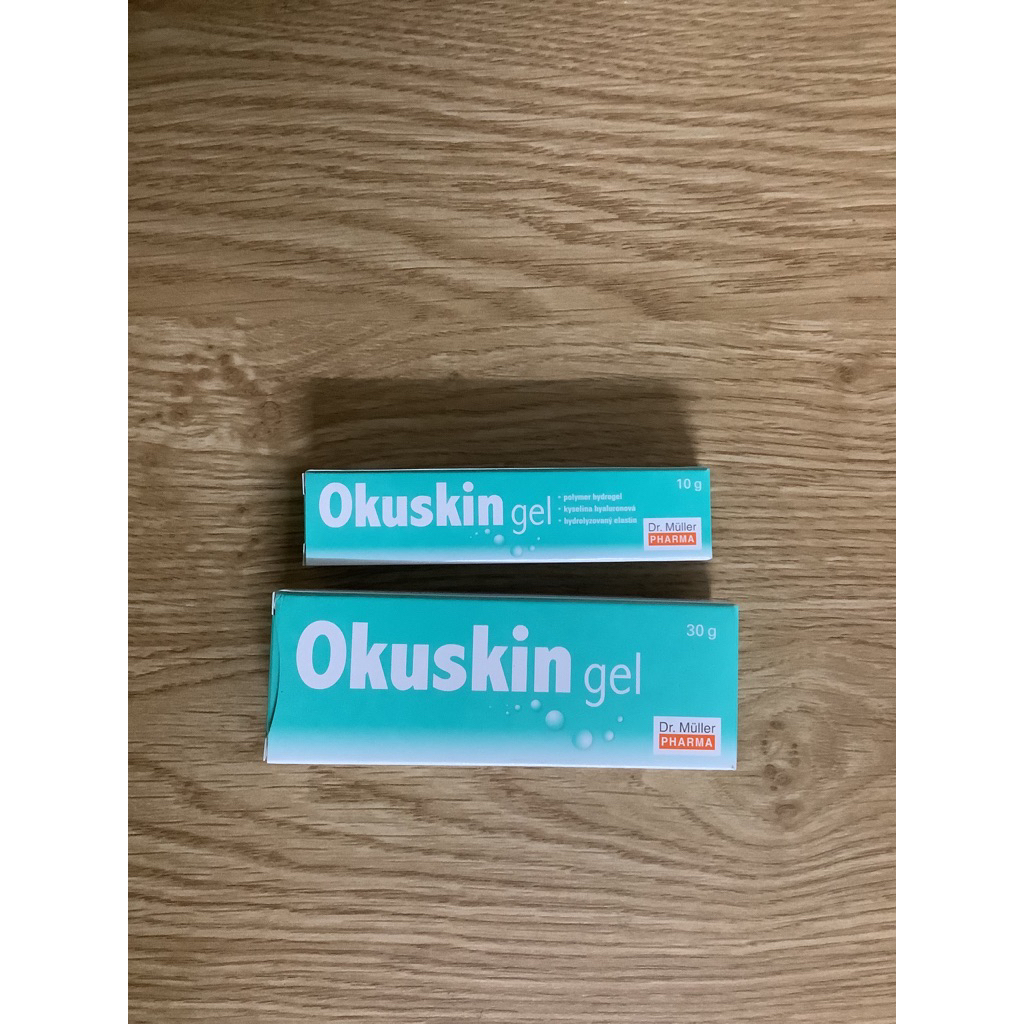Okuskin gel giúp lành nhanh vết thương  hở,hạn chế hình thành sẹo tuýp 30g và 10g