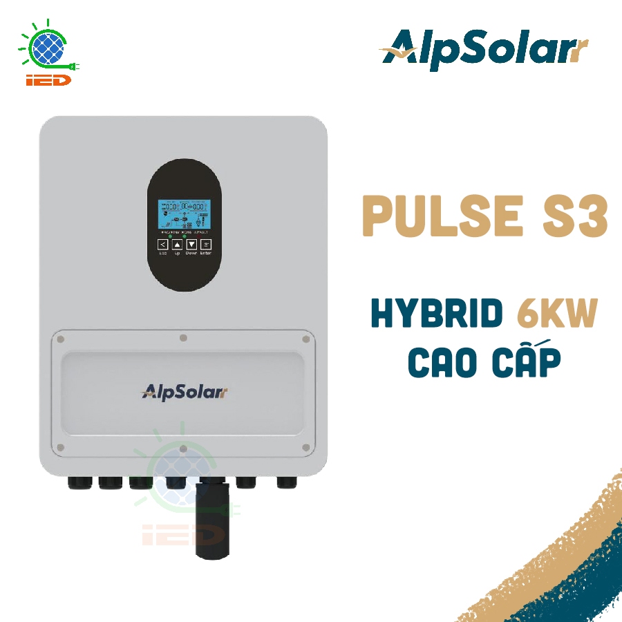 Biến tần hybrid 6kW ALPSOLARR PULSE S3