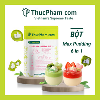  Bột Làm Pudding ThucPhamCom 30 Vị Làm Pudding Núng Nính Flan Khúc Bạch PannaCotta Gói 100g 