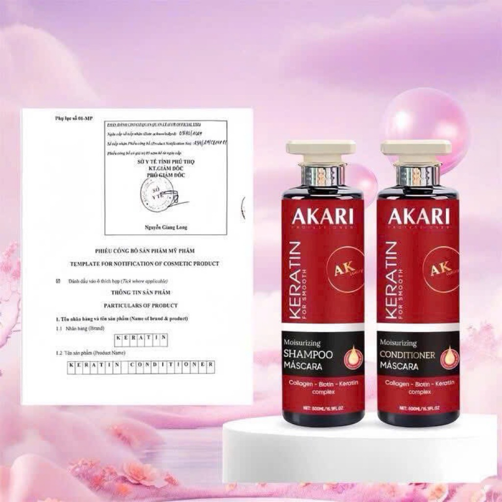 gội AKARI KERATIN