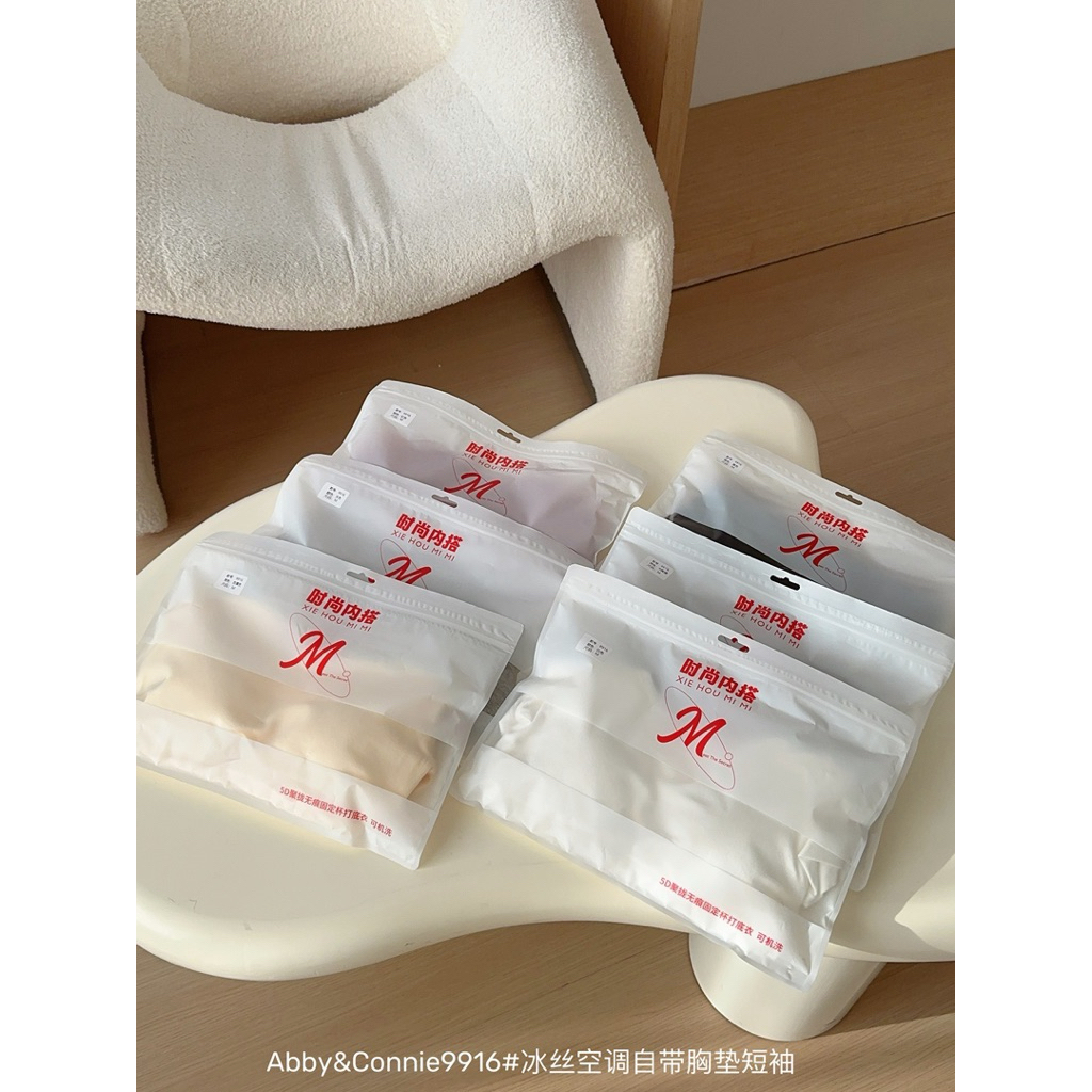BOOCHIC Áo Phông Ngắn Tay Cotton Zip Có Mút Ngực | BigBuy360 - bigbuy360.vn