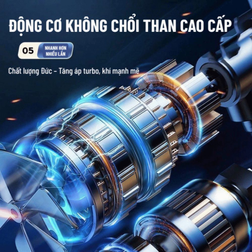 Máy Bơm Lốp Xe Ô Tô Xe Máy Xe Đạp Không Dây Cầm Tay Có Đồng Hồ Hiển Thị, Công Suất Lớn Dùng Sạc Nhỏ Gọn Tiện Lợi | BigBuy360 - bigbuy360.vn